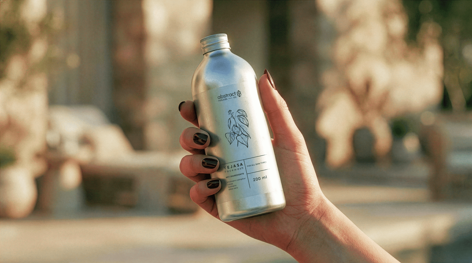 Tejasa Facewash Photoshoot with Abstract Naturals Co.